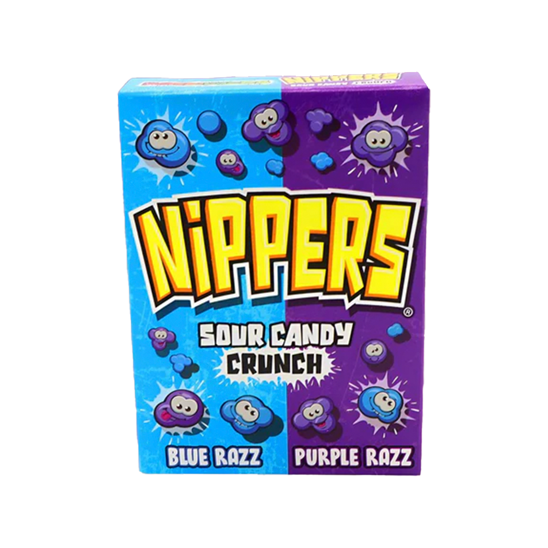 Zed Candy Nippers Sour Candy Crunch Blue Razz and Purple Razz