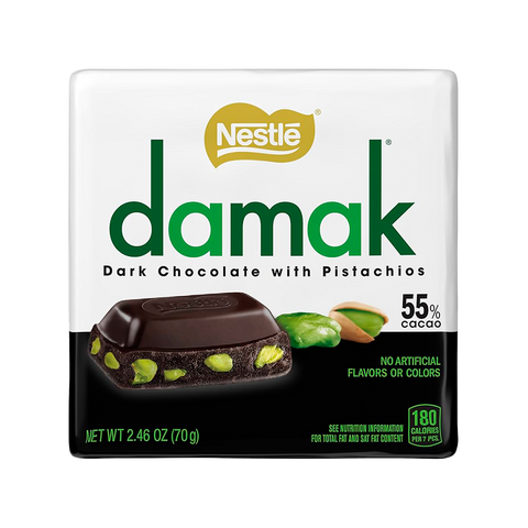 Nestle Damak Dark Chocolate with Pistachios