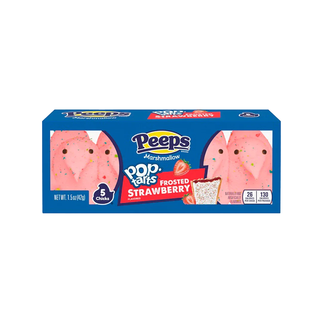 Peeps Marshmallow Pop-Tarts Frosted Strawberry