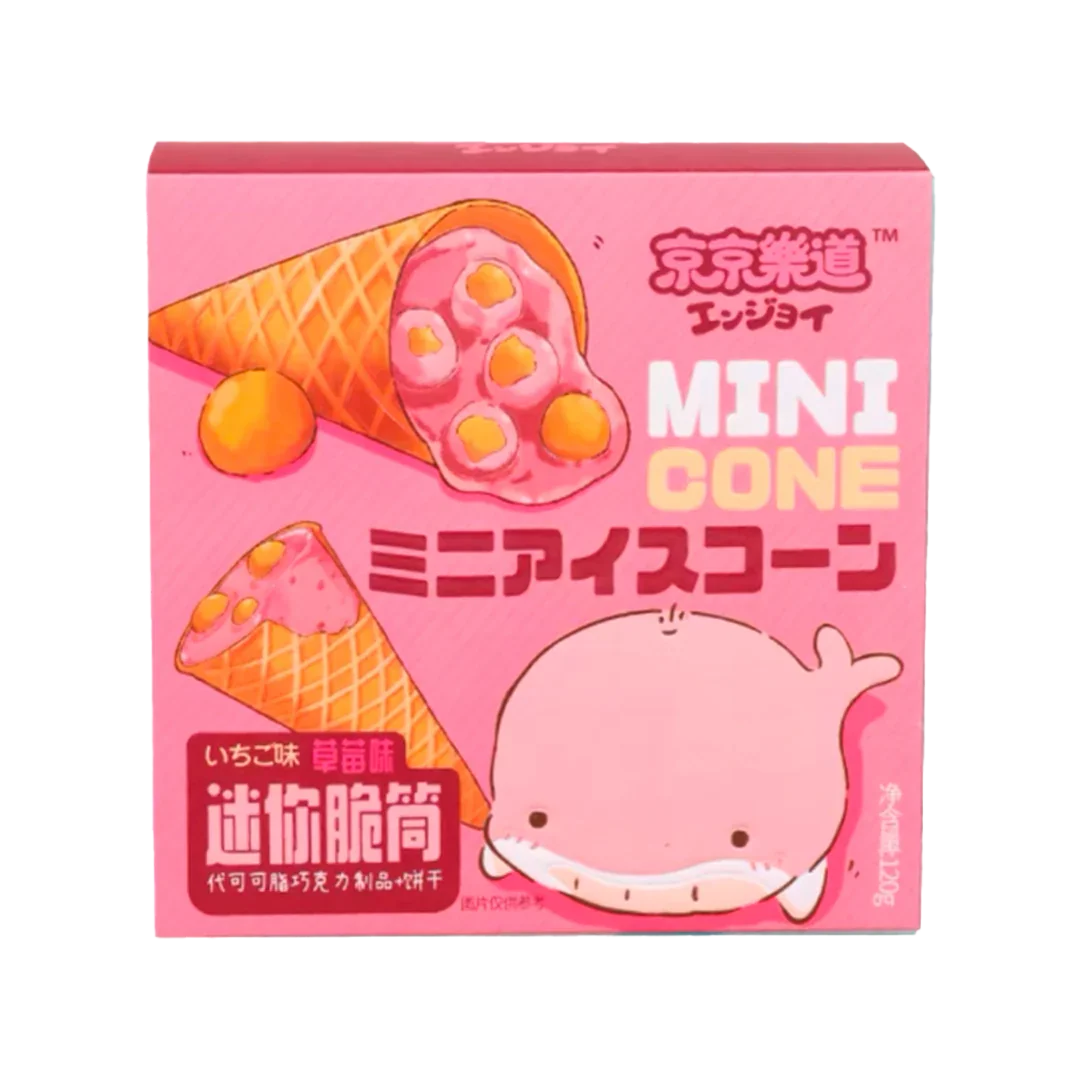 Ennjoi Strawberry Mini Cone Snack