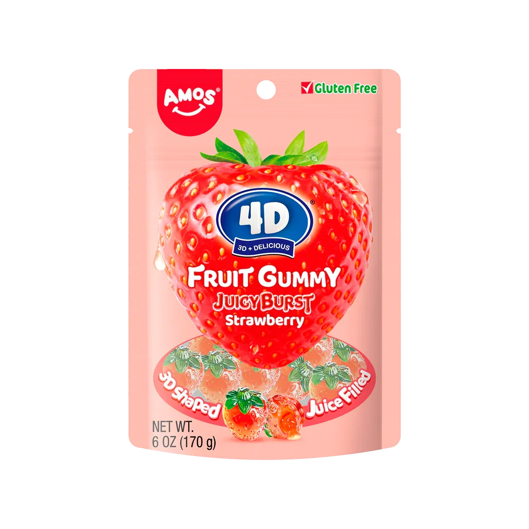 Amos Gummy 4D Strawberry