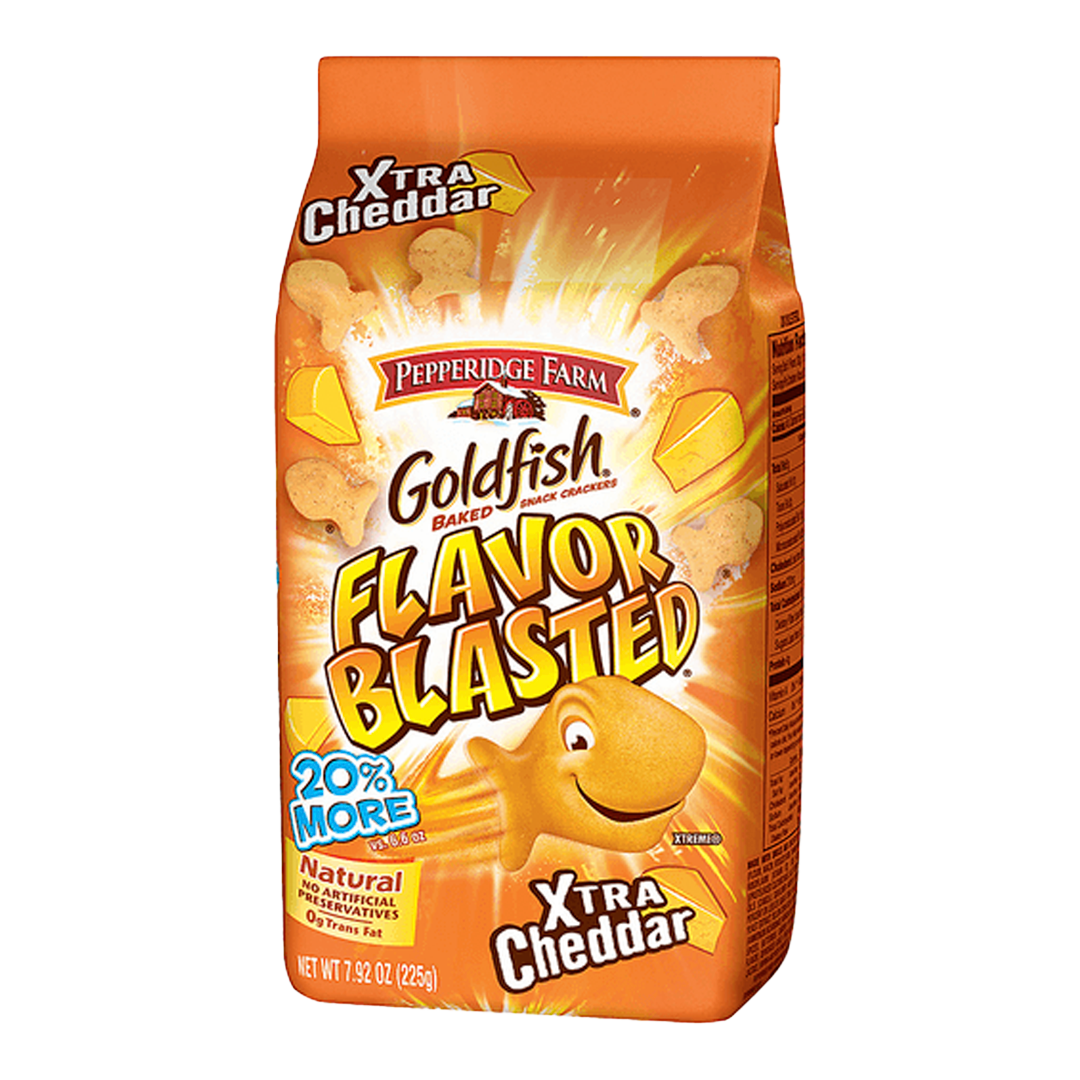 Goldfish Crackers Flavor Blasted Xtra Cheddar