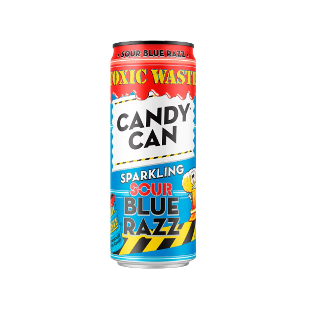 Candy Can Toxic Waste Blue Razz