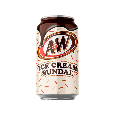 A&W Root Beer Ice Cream Sundae