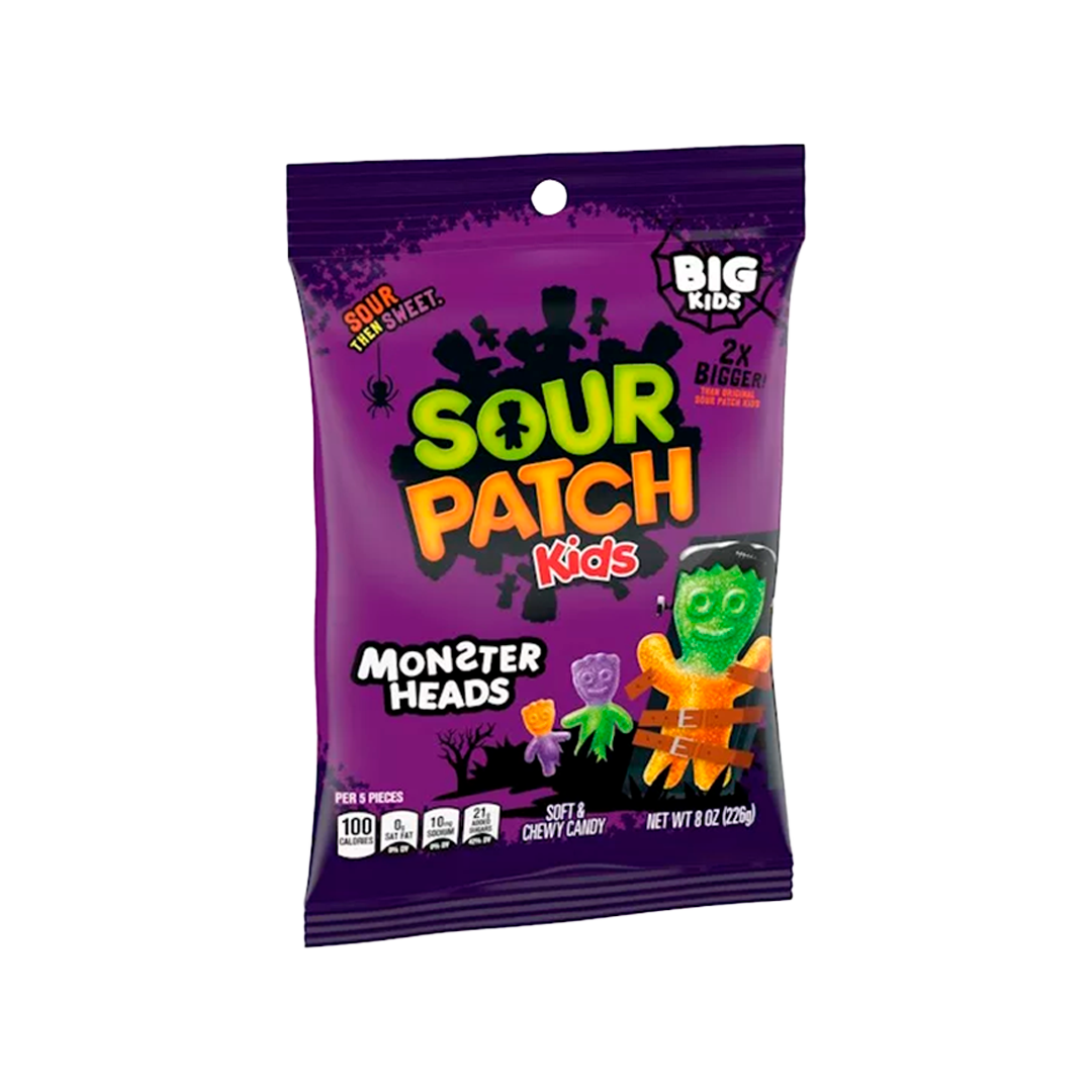 Sour Patch Kids Monster Heads Clipstrip