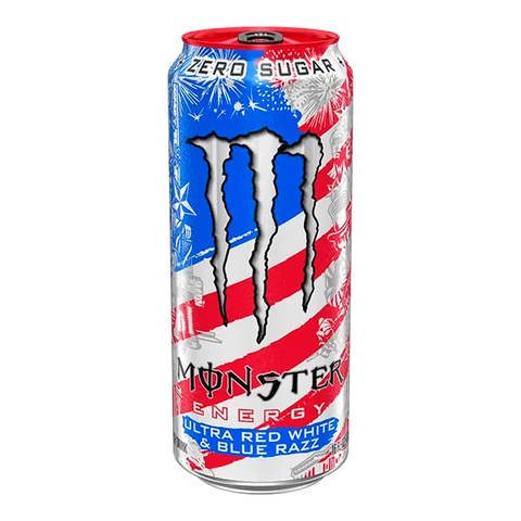 Monster Energy Ultra Red White Blue Razz