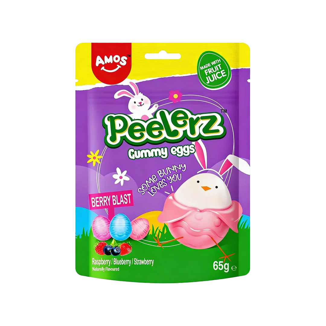 Amos Peelerz Gummy Eggs Easter