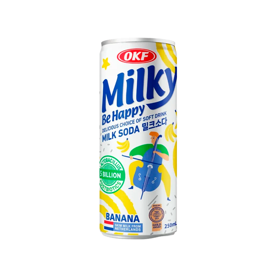 OKF Milky Banana Milk Sparkling Drink