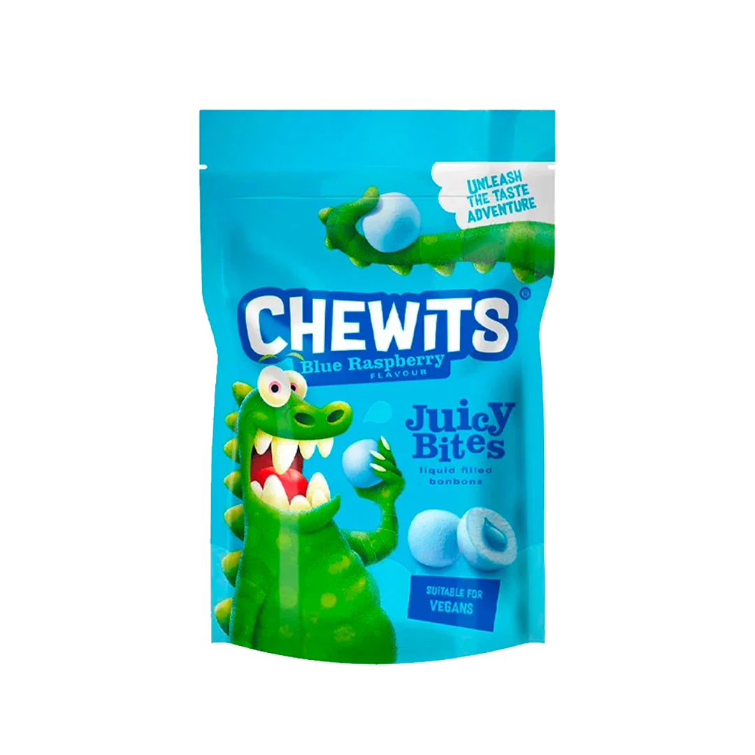 Chewits Juicy Bites Blue Raspberry