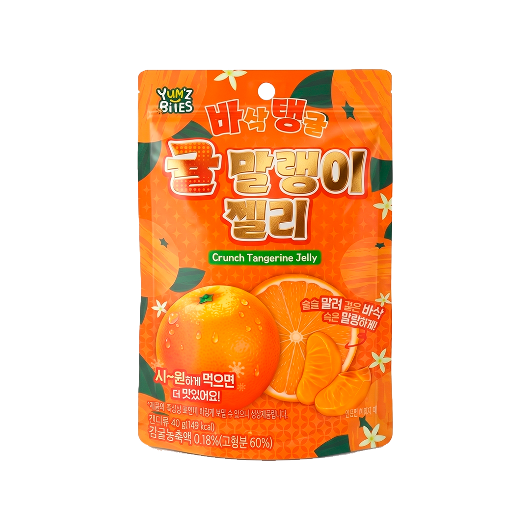 Yum'z Bites Crunch Tangerine Jelly
