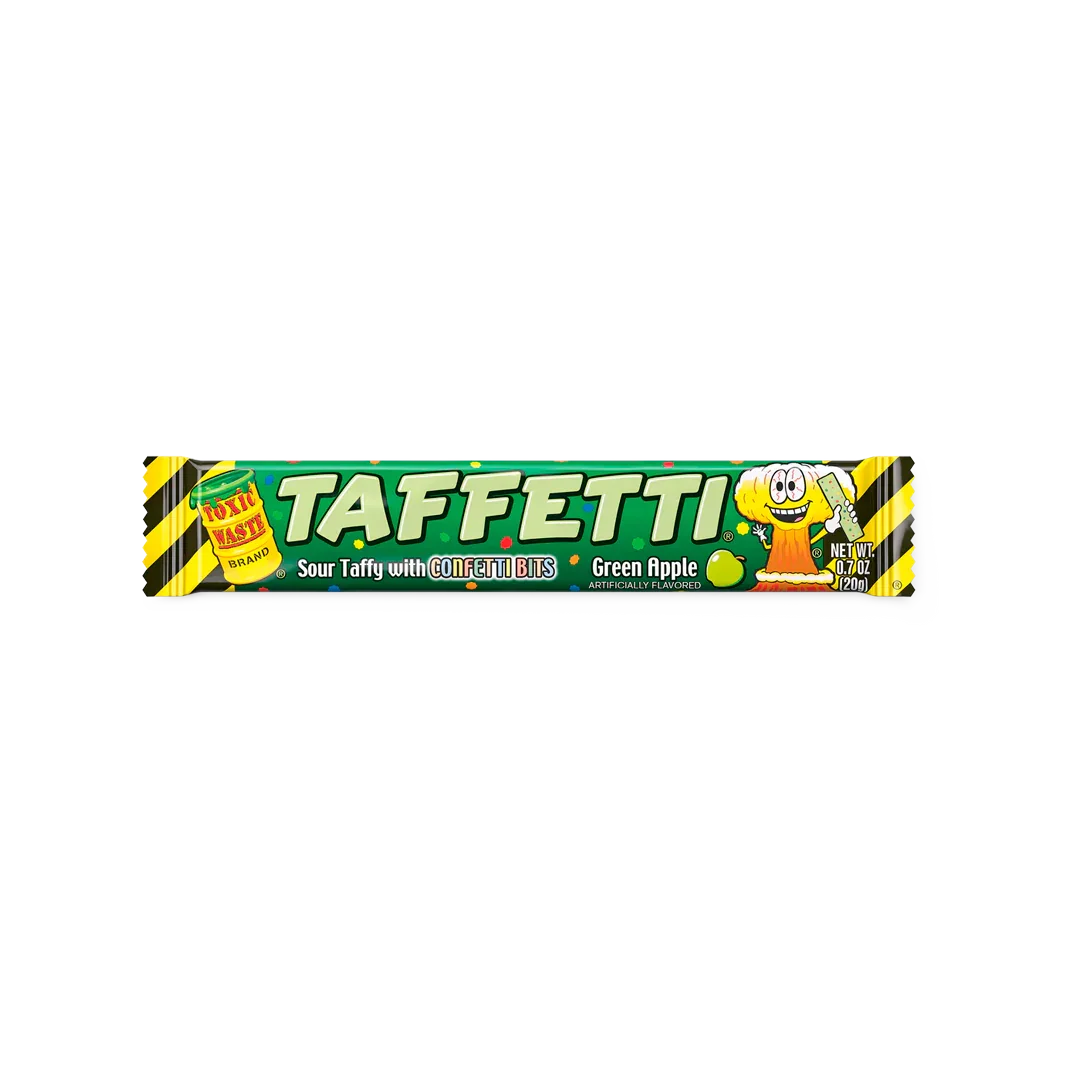 Toxic Waste Taffetti Green Apple