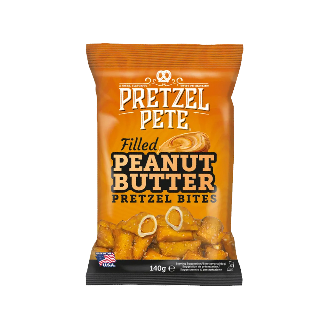 Pretzel Pete Pretzel Bites Filled Peanut Butter Big