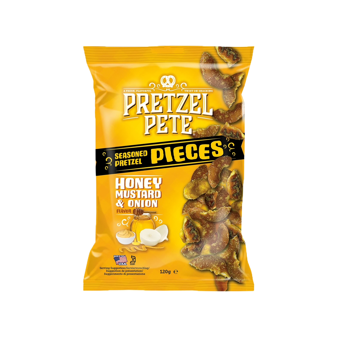 Pretzel Pete Pieces Honey Mustard and Onion Big