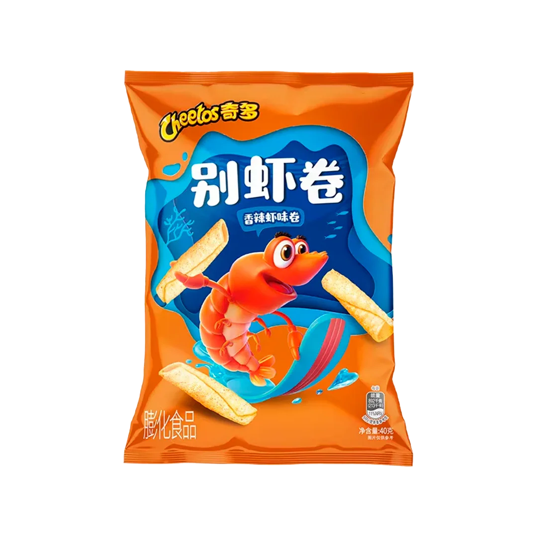 Cheetos Spicy Shrimp Rolls Batatas Fritas L