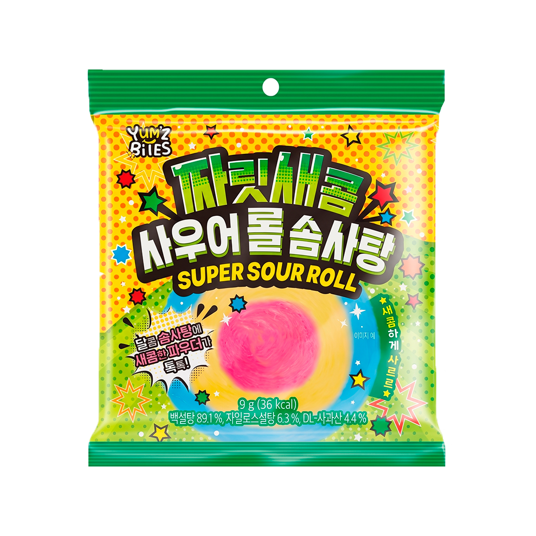 Yum'z Bites Super Sour Cotton Candy