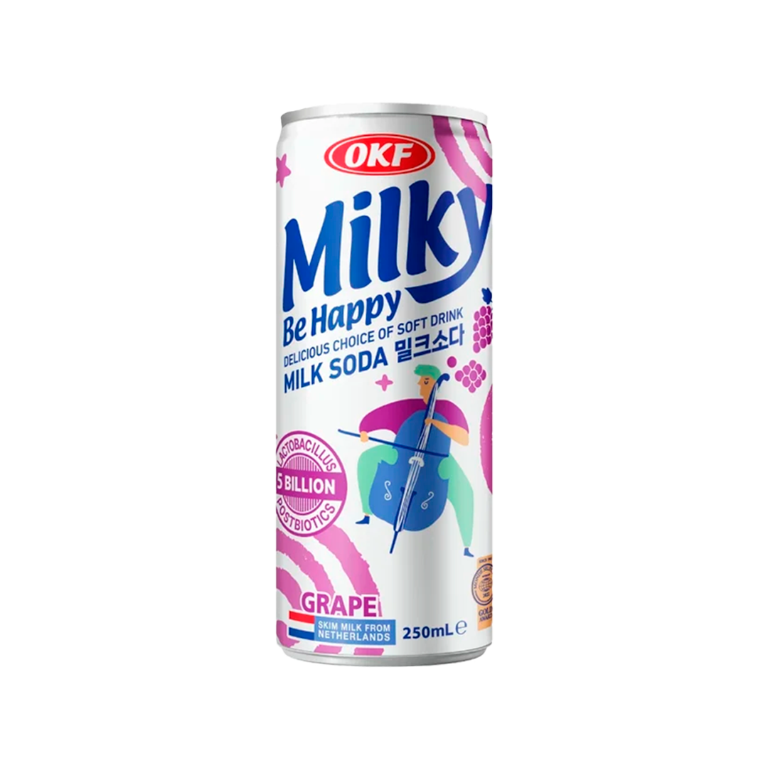 OKF Milky Grape Milk Sparkling Drink