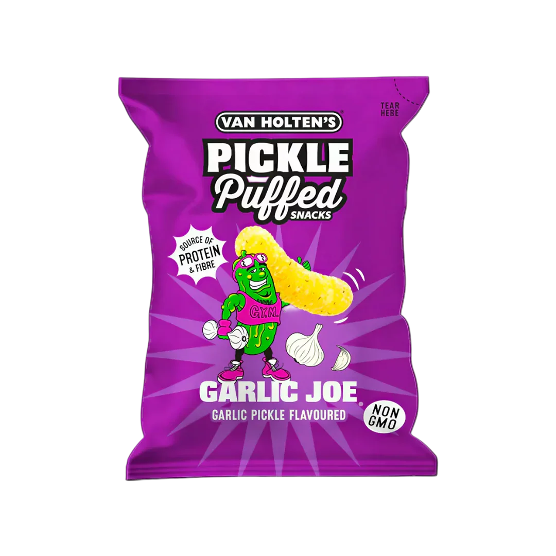 Van Holten's Pickle Puffed Snacks Garlic Joe