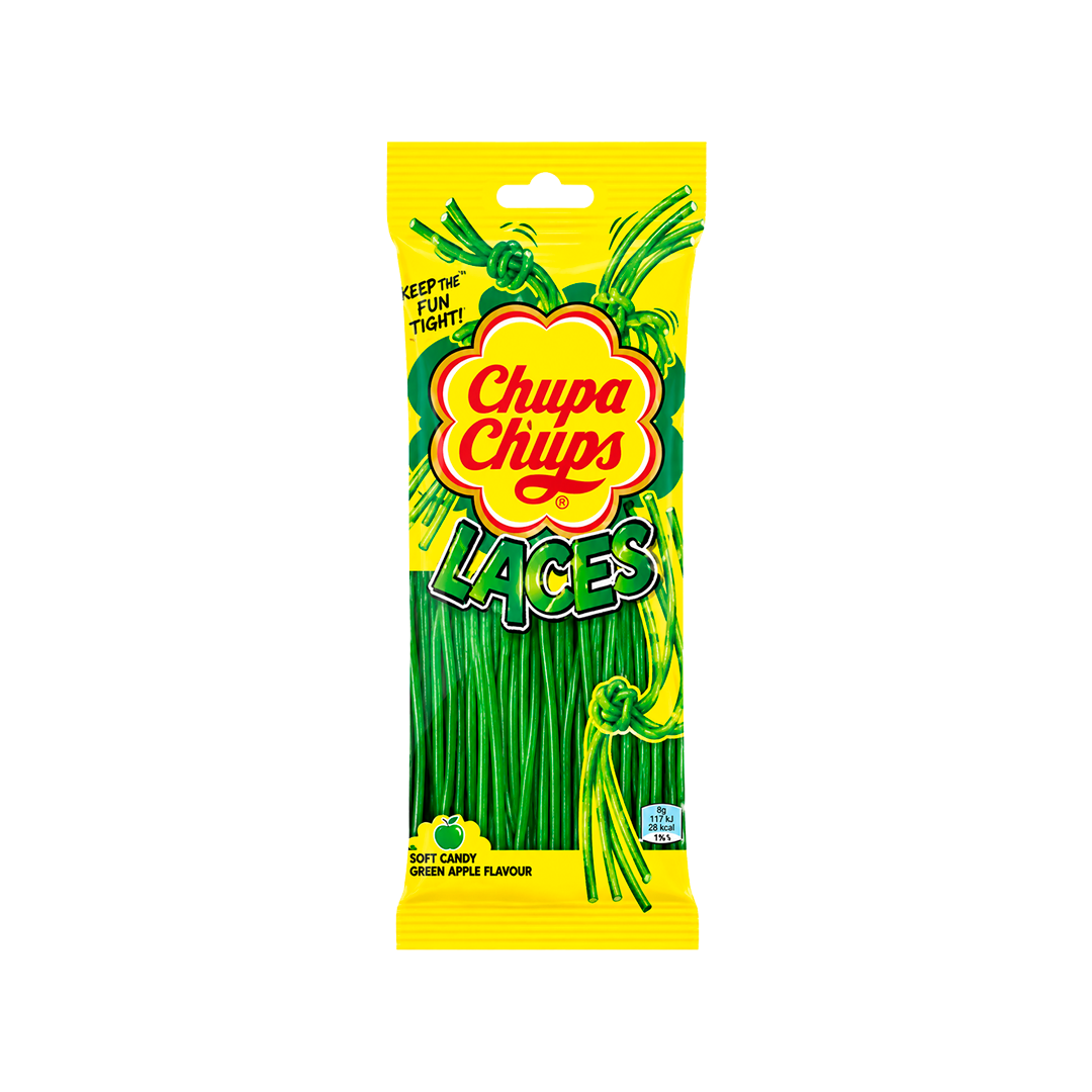 Chupa Chups Laces Green Apple