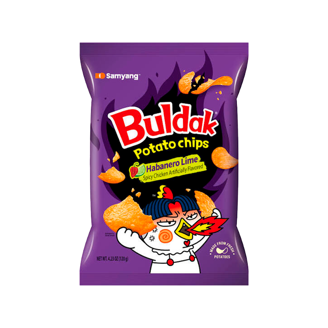 Samyang Buldak Potato Crisps Habanero Chili And Lime