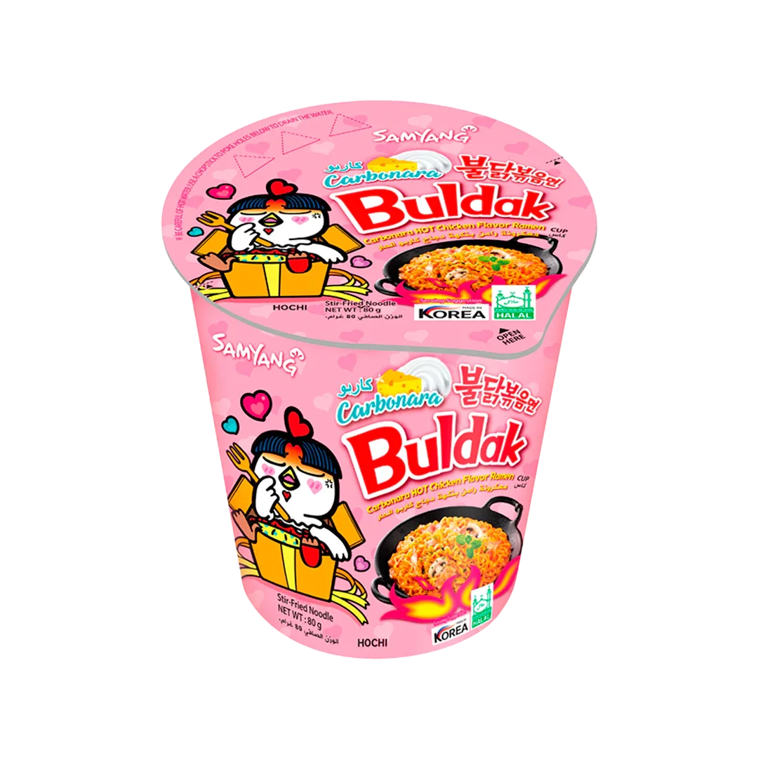 Samyang Buldak Ramen Hot Chicken Carbonara Cup