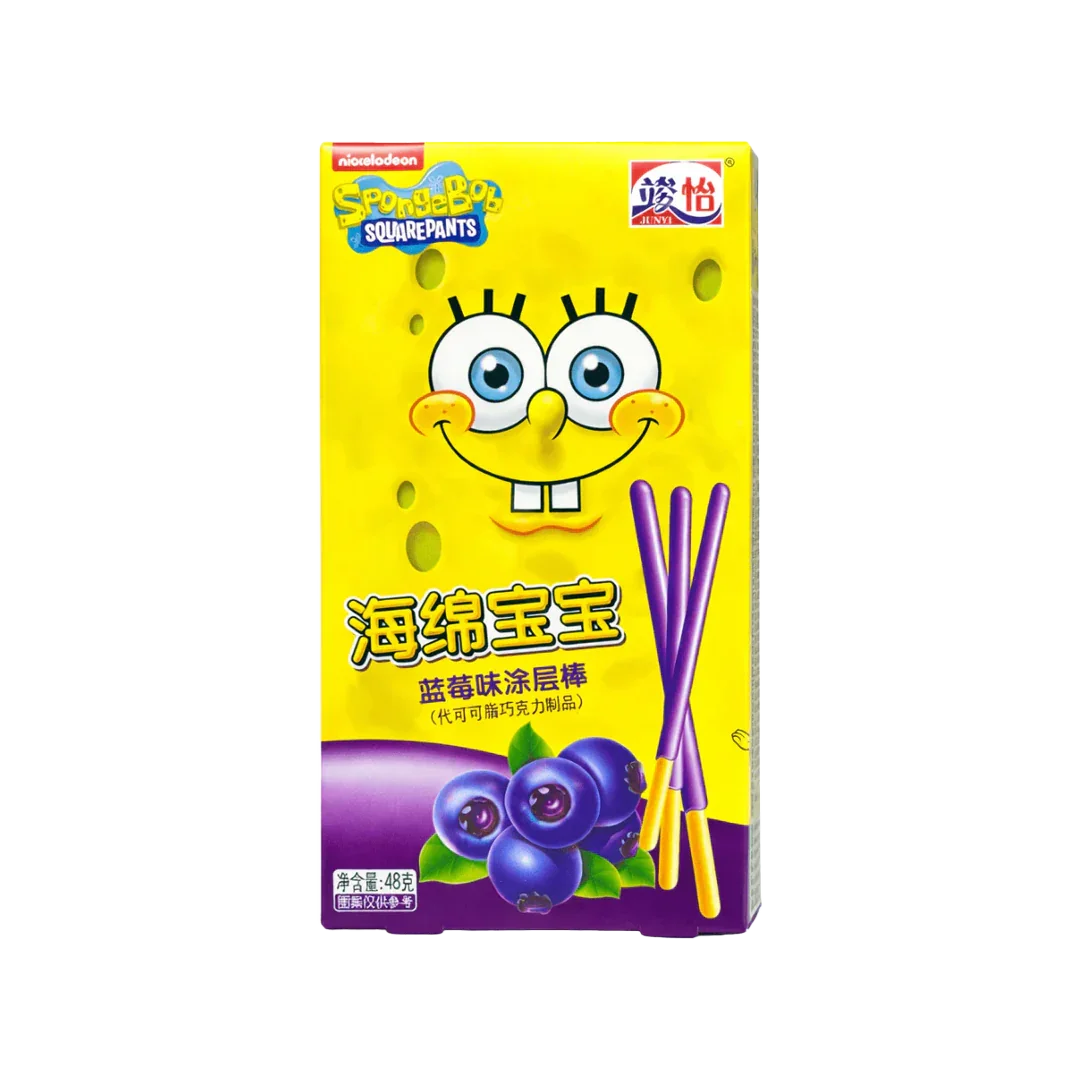 Junyi SpongeBob Blueberry Coated Sticks