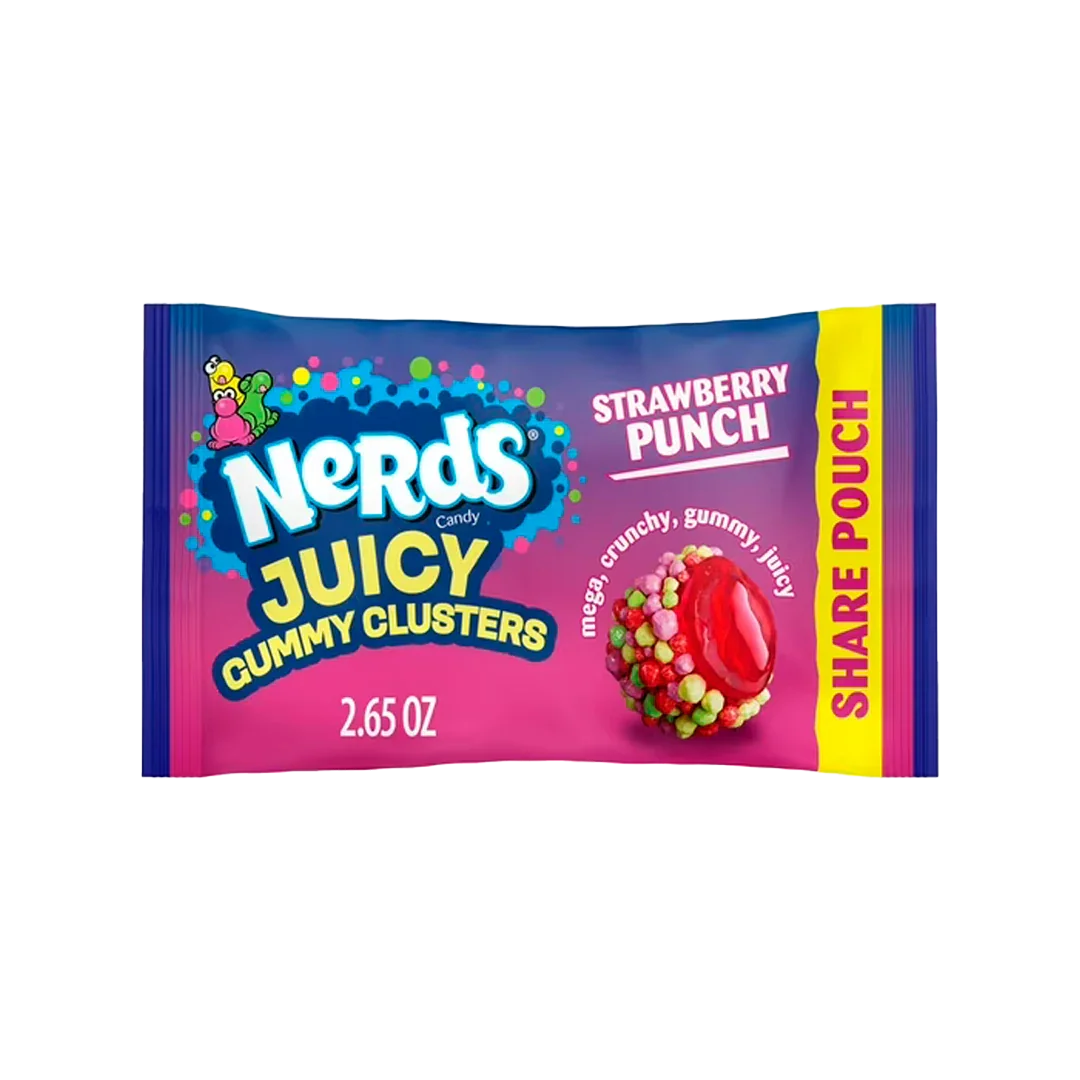 Nerds Juiced Gummy Clusters Strawberry Punch