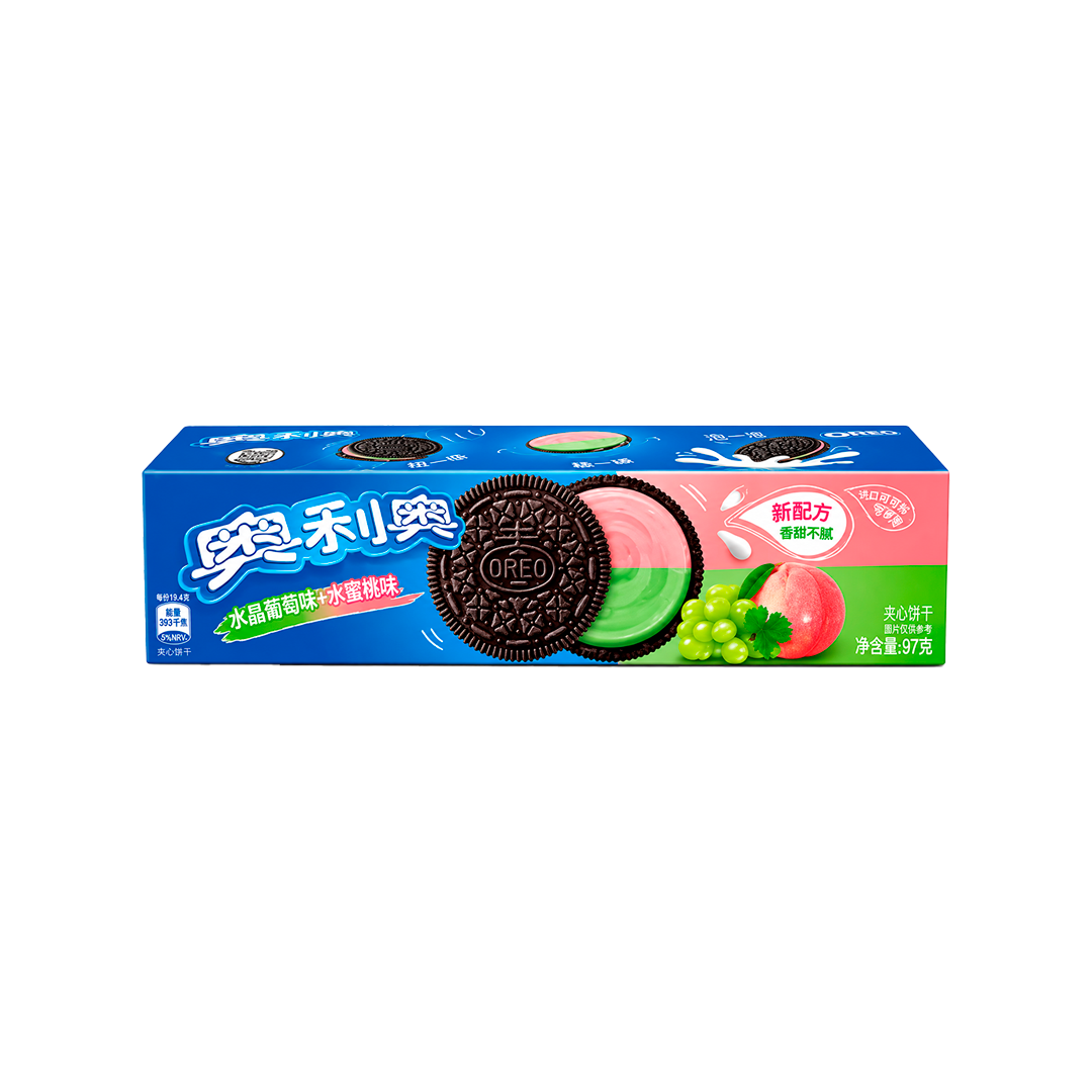 Oreo Double Fruit Crystal Grape And Peach