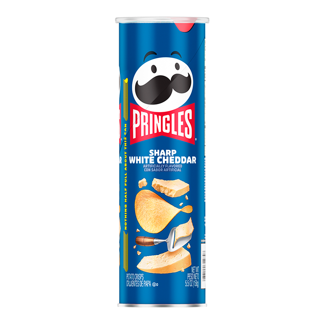 Pringles Sharp White Cheddar