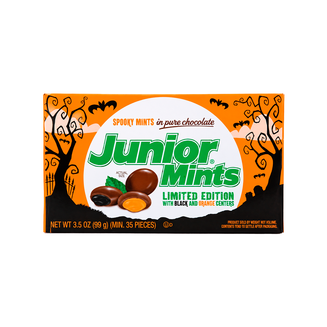 Spooky Junior Mints, chocolate importado