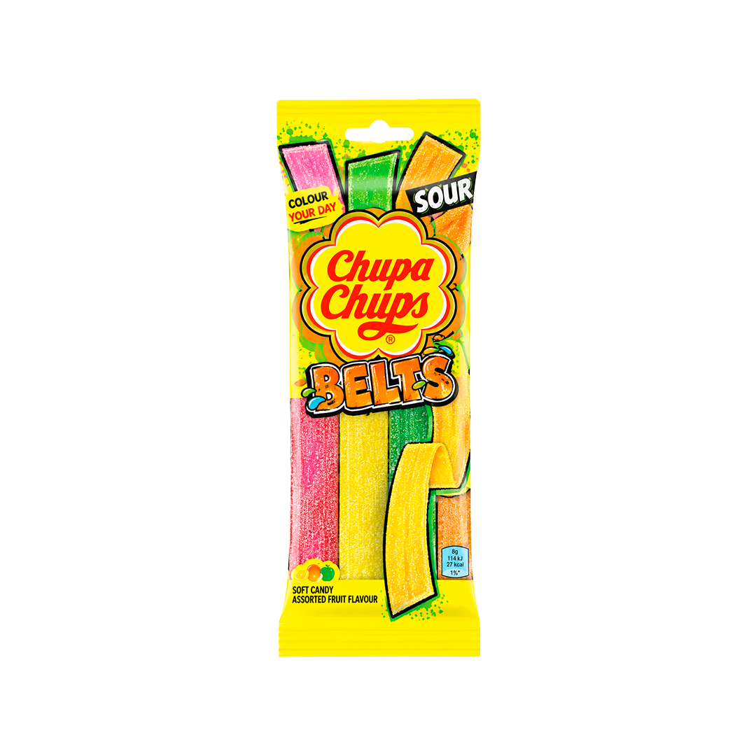 Chupa Chups Sour Belts Mixed