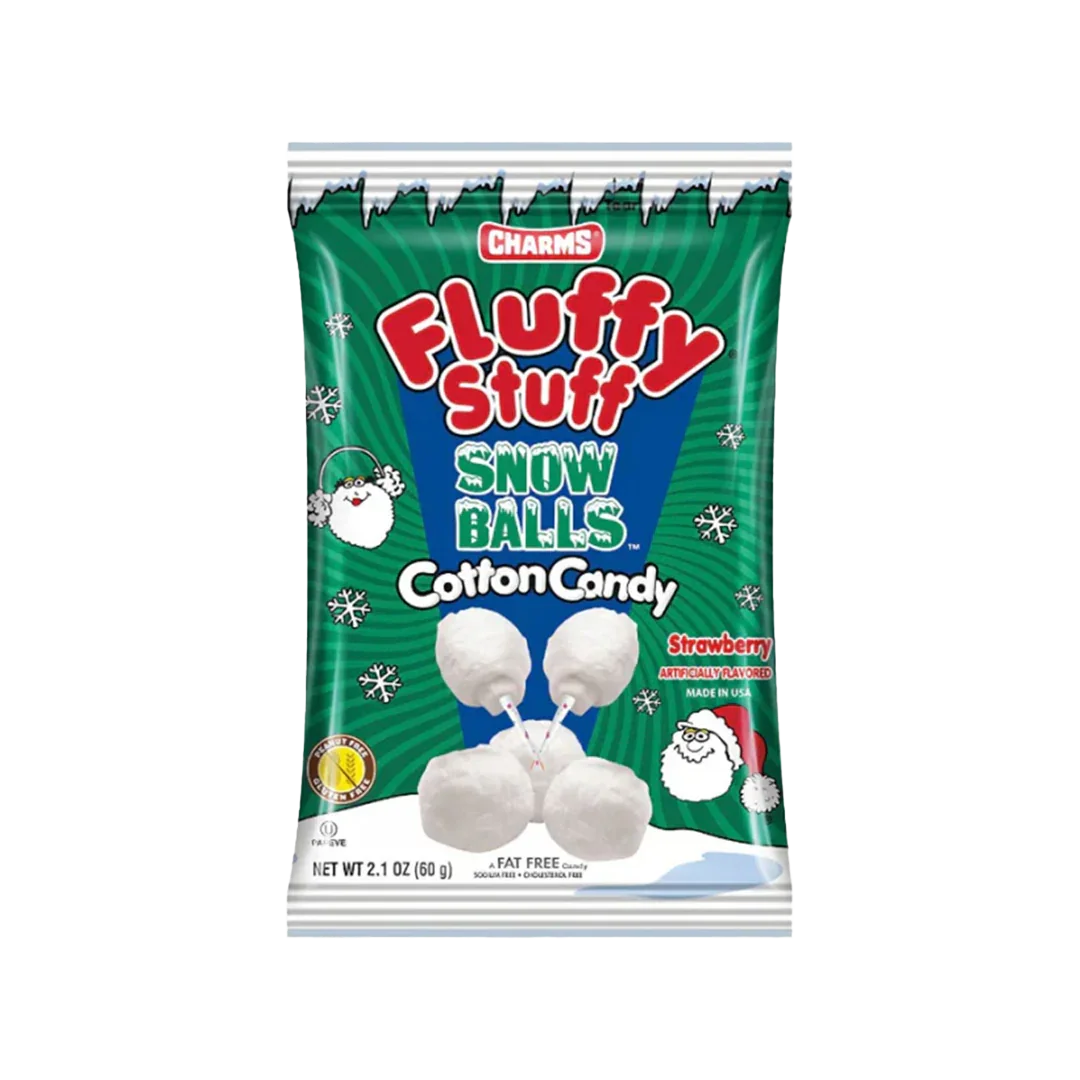 Charms Fluffy Stuff Snow Balls Cotton Candy