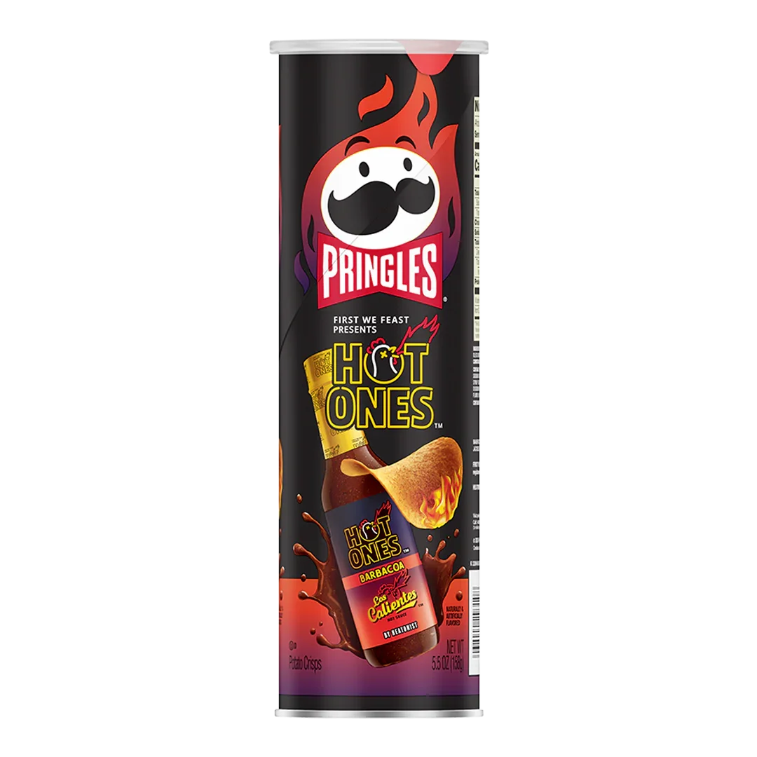 Pringles Hot Ones Los Calientes Barbacoa (Edição Especial)