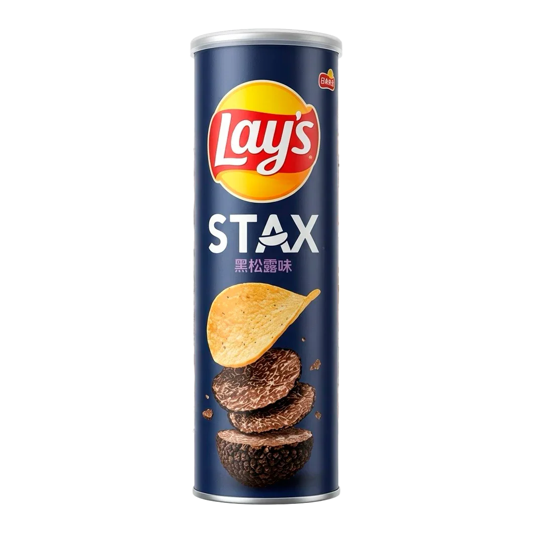 Lay's Stax Black Truffle