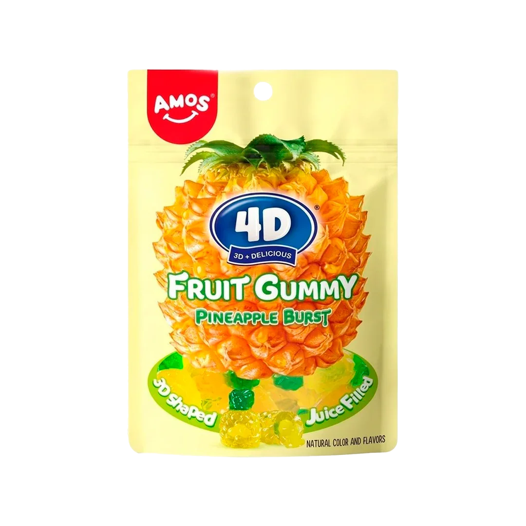 Amos Gummy 4D Pineapple