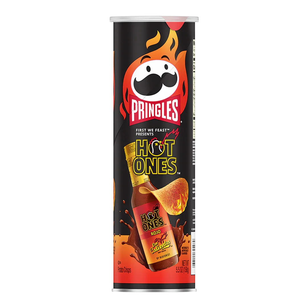 Pringles Hot Ones Los Calientes Rojo (Edição Especial)