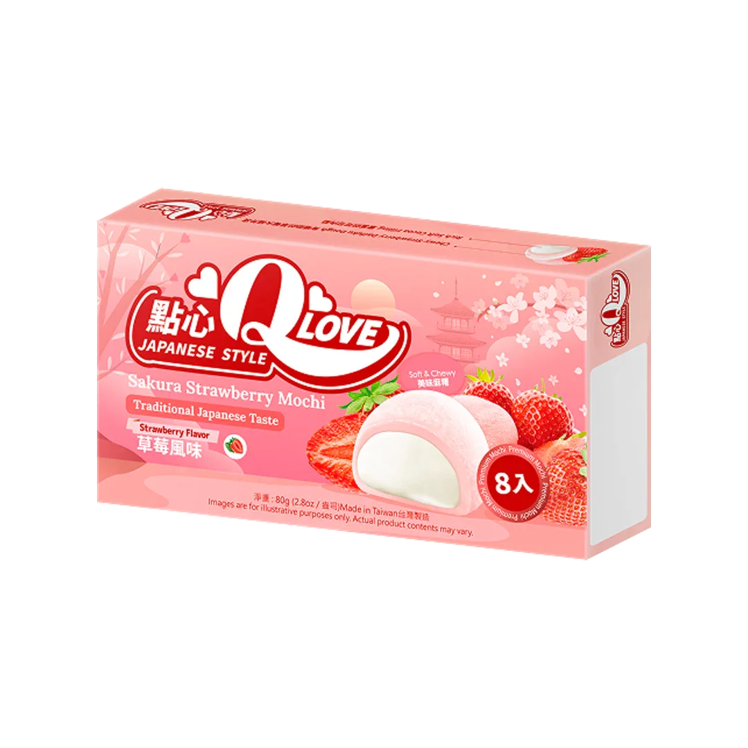 QLove Mochi Sakura Strawberry