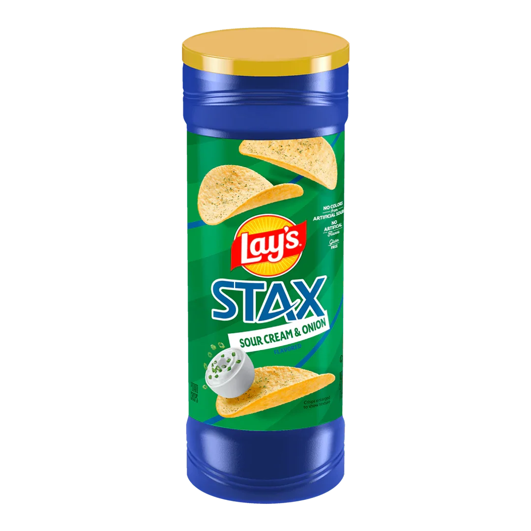 Lay's Stax Sour Cream And Onion