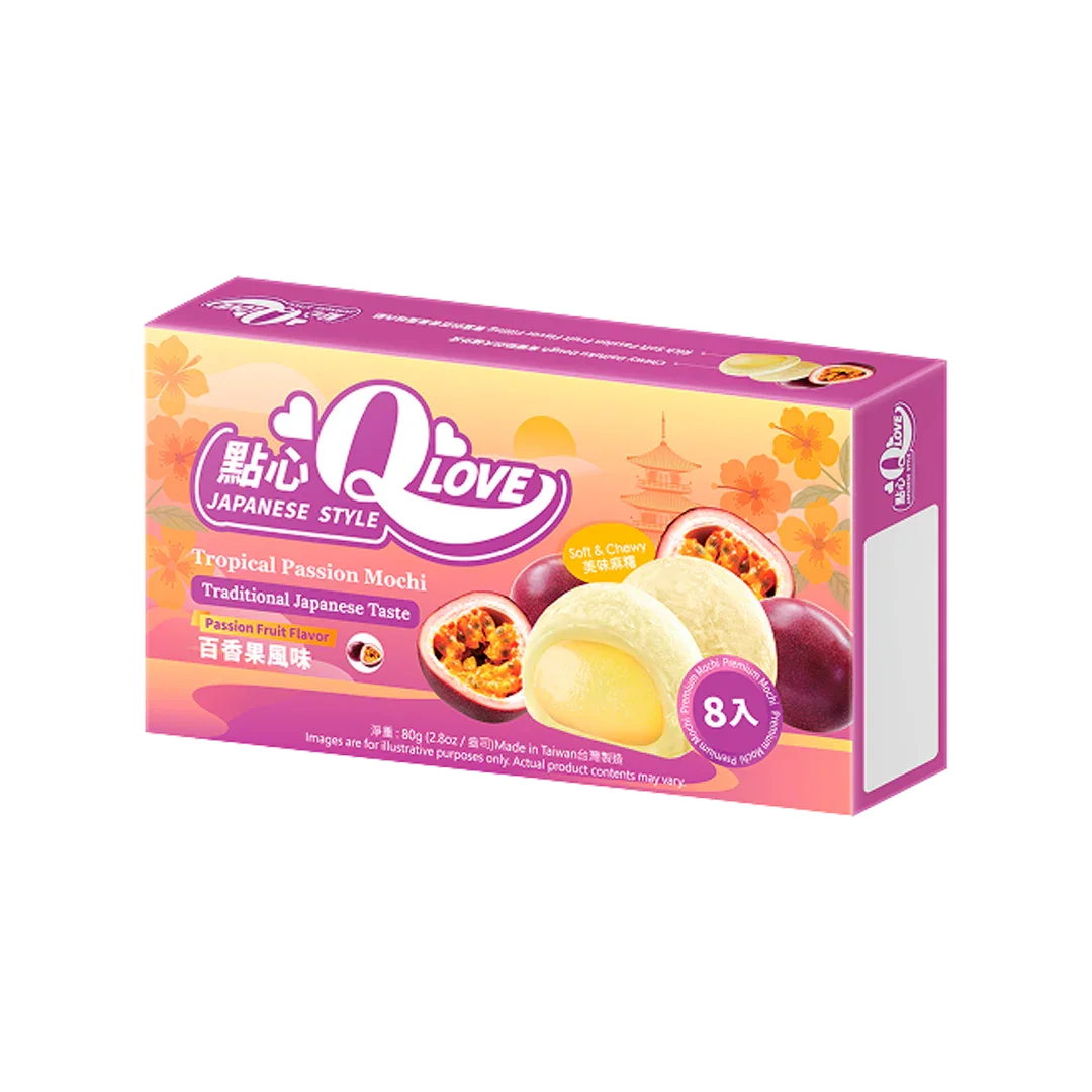 QLove Mochi Passion Fruit Premium Filling