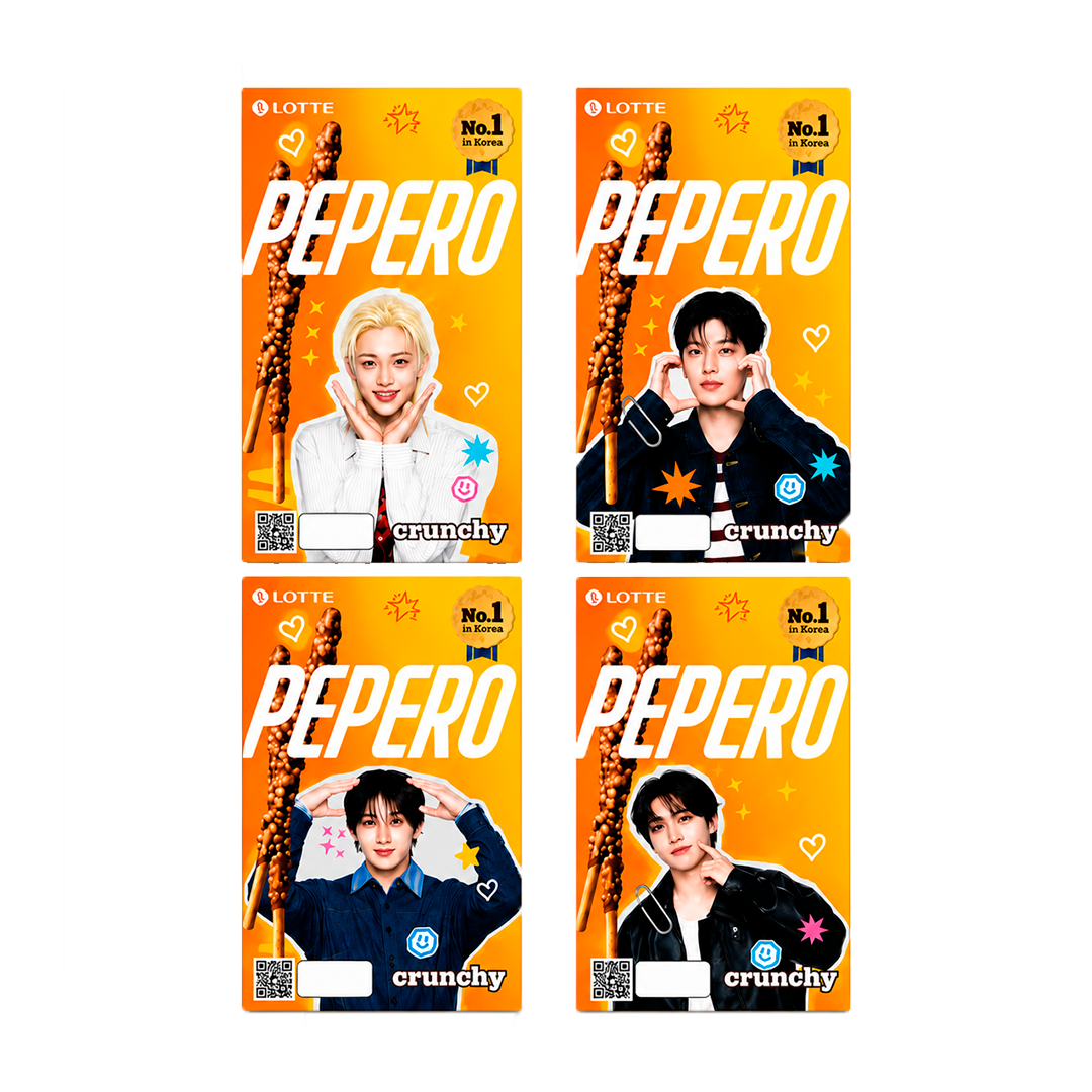 Lotte Pepero Stray Kids Crunchy (1 Unid. Sortido)