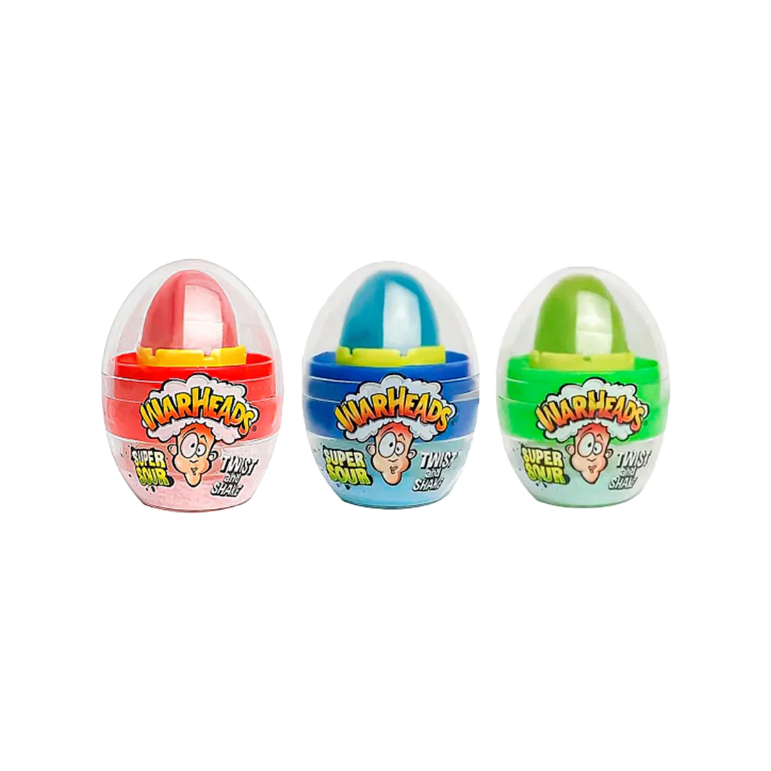 Warheads Super Sour Twist & Shake Eggo (1 Unid. Sortido)