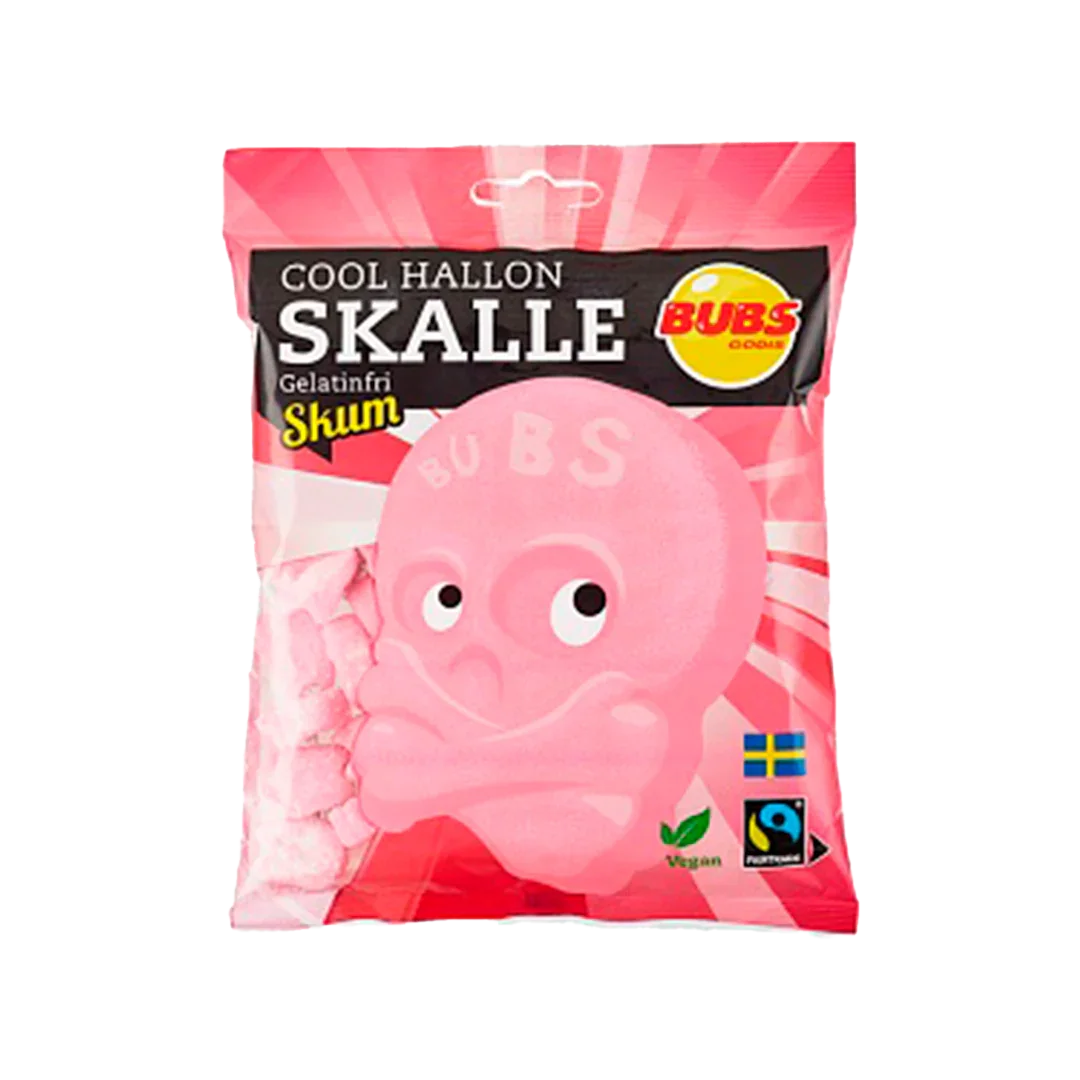 BUBS Skull Foam Cool Raspberry