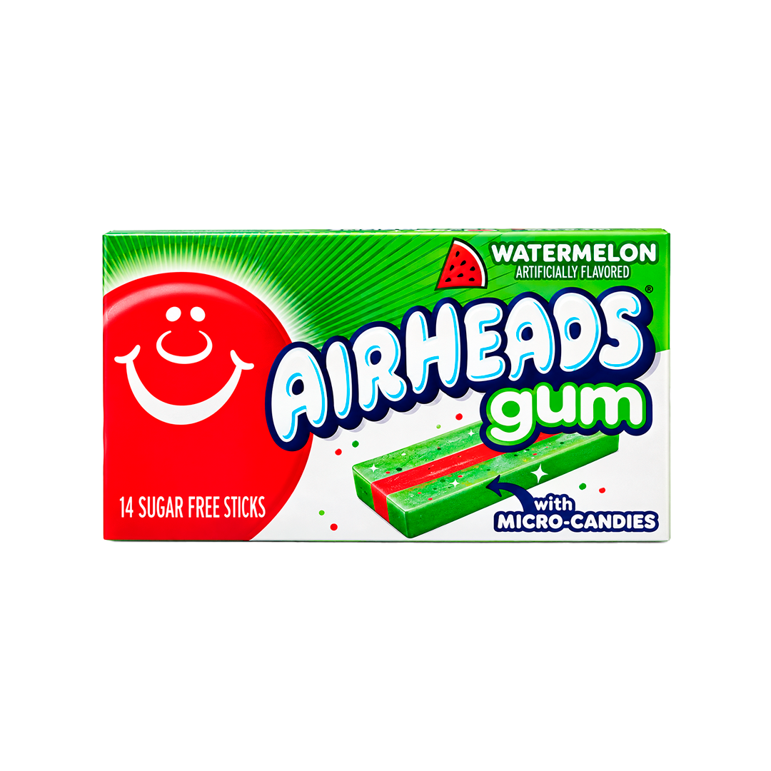 Airheads Gum Watermelon, doces importados
