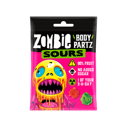 Zombie Body Partz Sours 90% Fruta