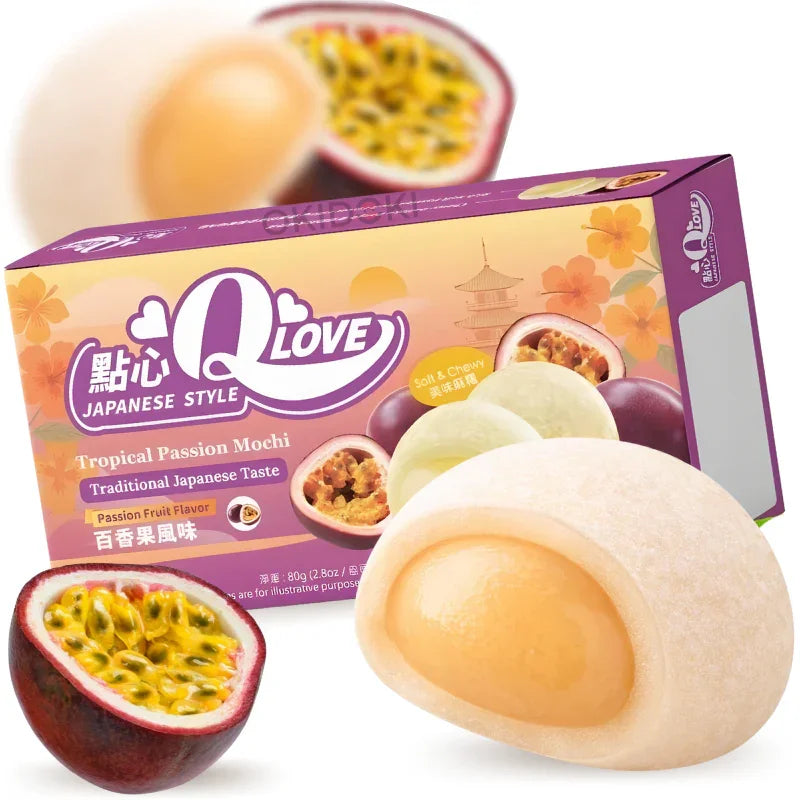 QLove Mochi Passion Fruit Premium Filling