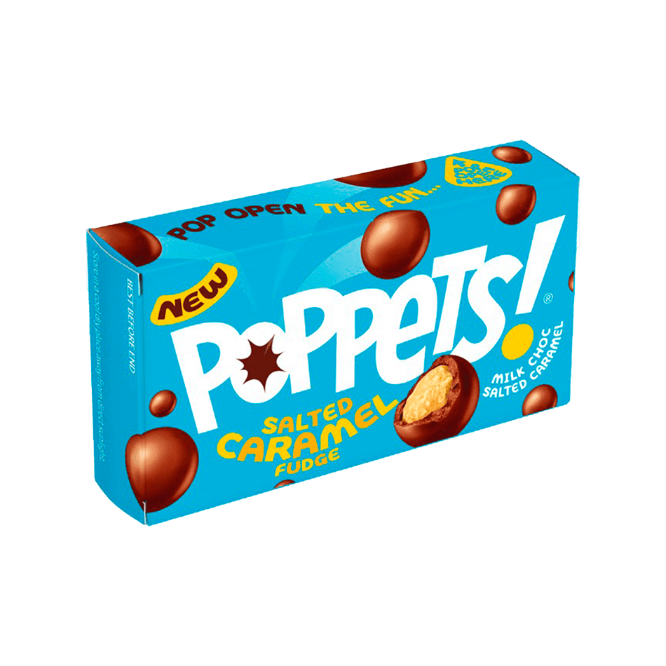 Poppets Milk Choc Coated Salted Caramel Fudge