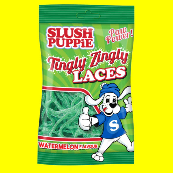 Slush Puppie Tingly Zingly Laces Watermelon