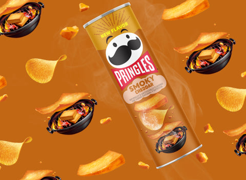 Pringles Smoky Cheddar
