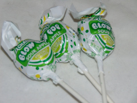 Blow Pops Sour Apple