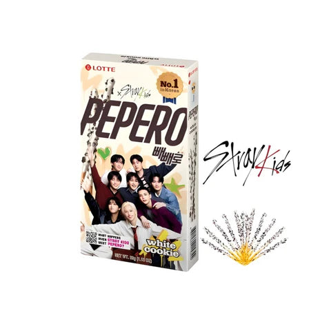 Lotte Pepero Stray Kids White Cookie