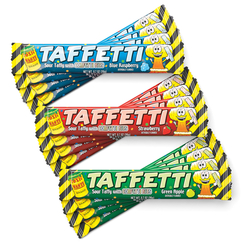Toxic Waste Taffetti Blue Raspberry